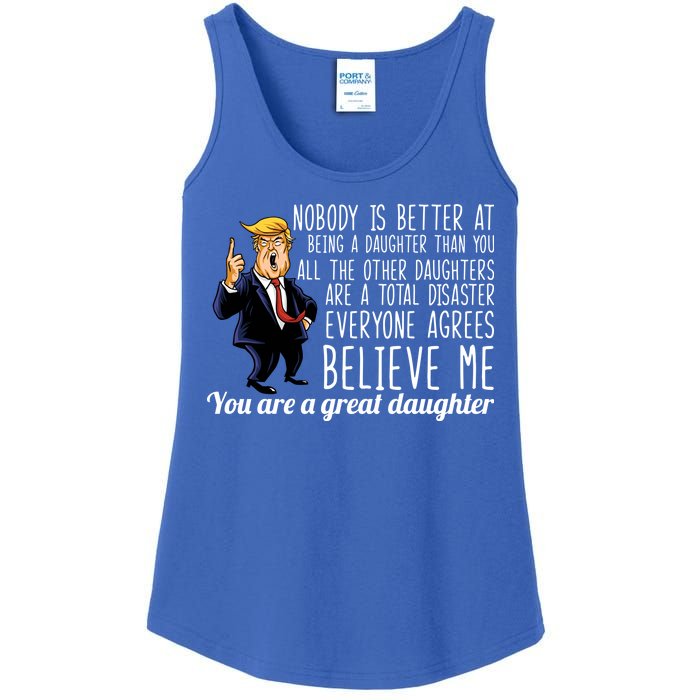 Your A Great Daughter Donald Trump Ladies Essential Tank