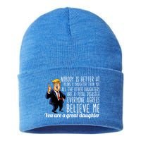 Your A Great Daughter Donald Trump Sustainable Knit Beanie