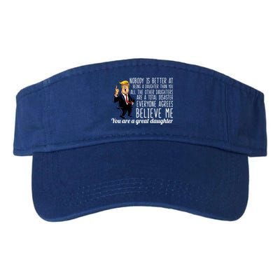 Your A Great Daughter Donald Trump Valucap Bio-Washed Visor