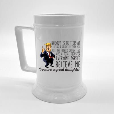 Your A Great Daughter Donald Trump Beer Stein