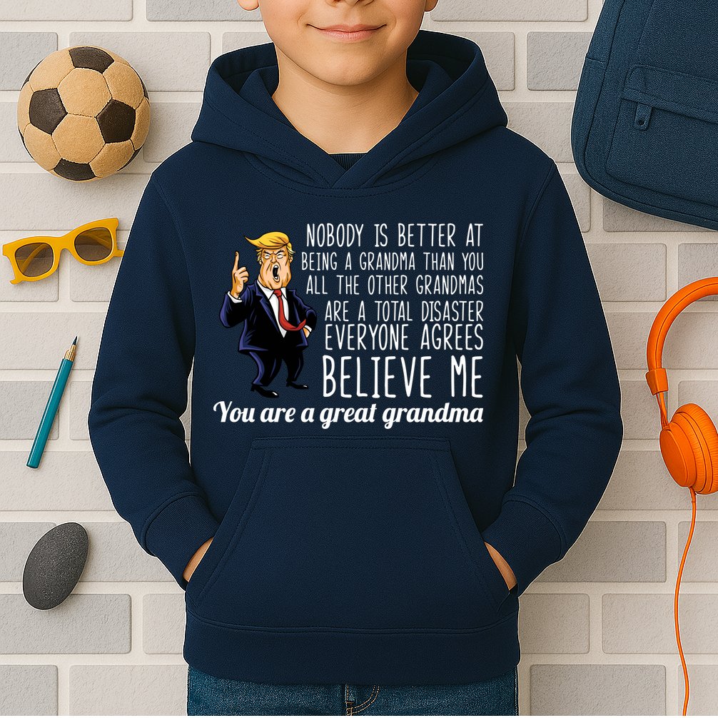 Your A Great Grandma Donald Trump Kids Hoodie