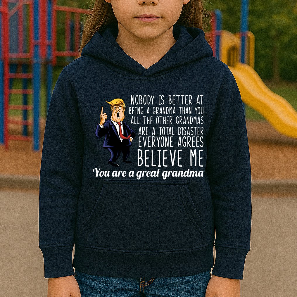 Your A Great Grandma Donald Trump Kids Hoodie