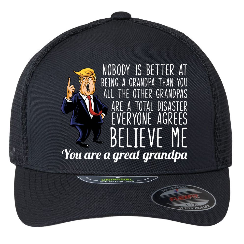 Your A Great Grandpa Donald Trump Flexfit Unipanel Trucker Cap