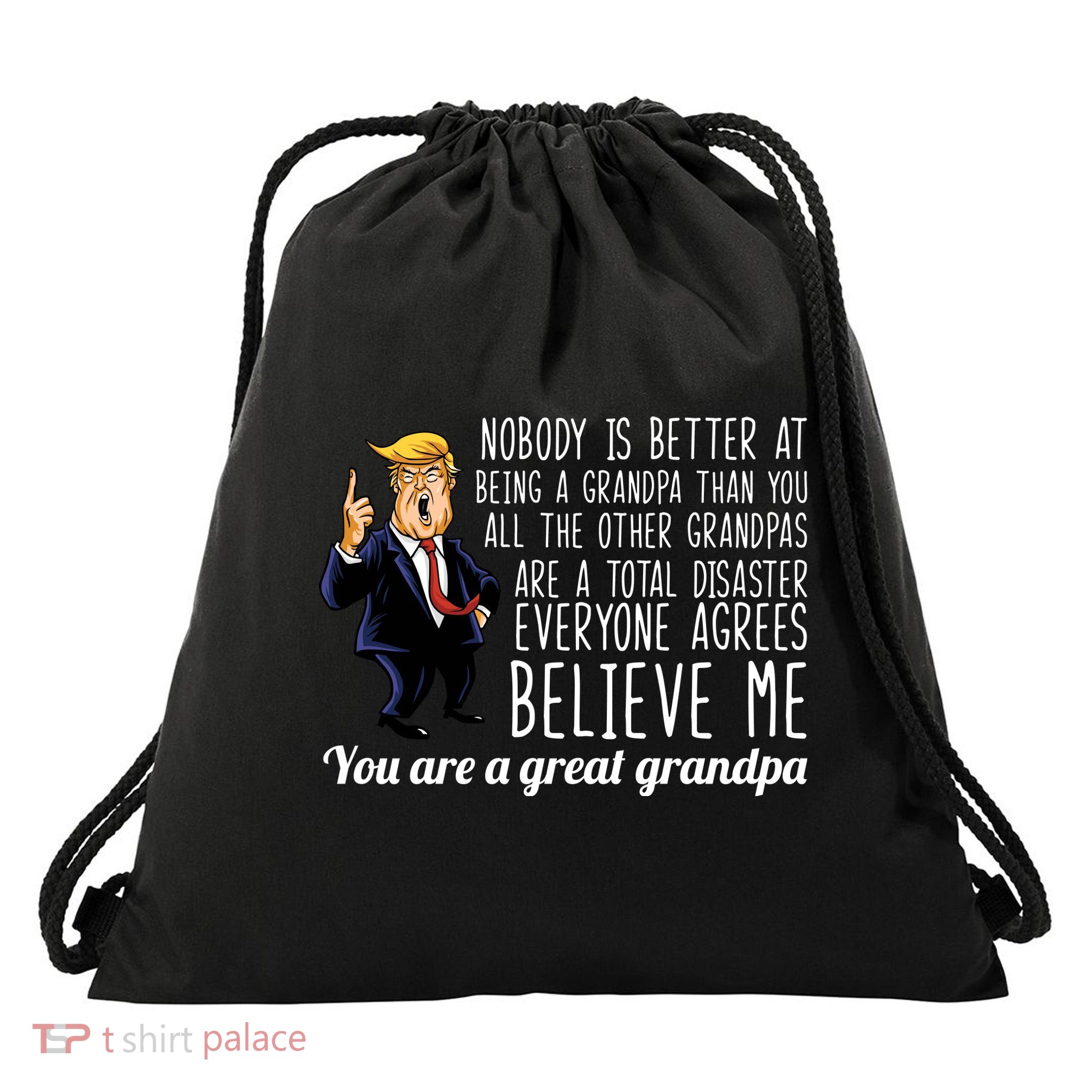 Your A Great Grandpa Donald Trump Drawstring Bag