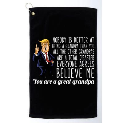 Your A Great Grandpa Donald Trump Golf Towel