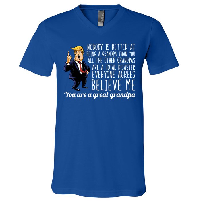 Your A Great Grandpa Donald Trump V-Neck T-Shirt