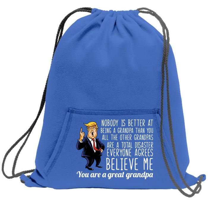 Your A Great Grandpa Donald Trump Sweatshirt Cinch Pack Bag