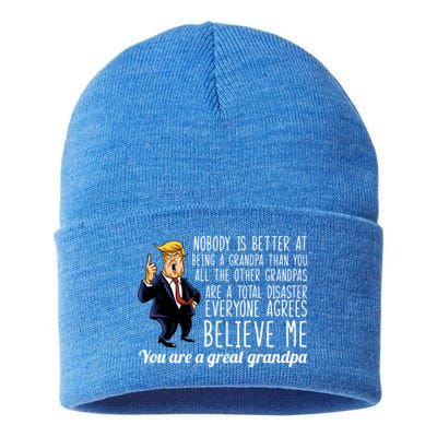 Your A Great Grandpa Donald Trump Sustainable Knit Beanie