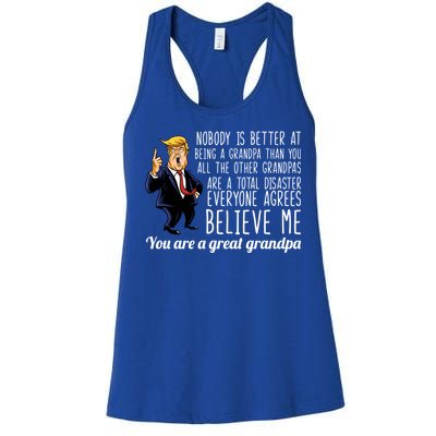 Your A Great Grandpa Donald Trump Women's Racerback Tank