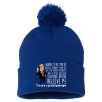 Your A Great Grandpa Donald Trump Pom Pom 12in Knit Beanie