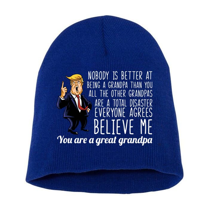 Your A Great Grandpa Donald Trump Short Acrylic Beanie