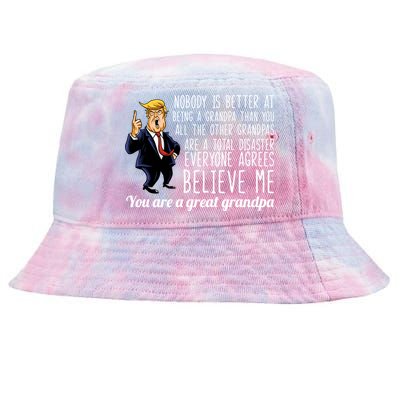 Your A Great Grandpa Donald Trump Tie-Dyed Bucket Hat