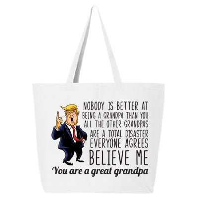 Your A Great Grandpa Donald Trump 25L Jumbo Tote