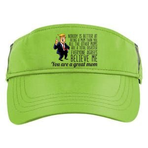 Your A Great Mom Donald Trump Adult Drive Performance Visor