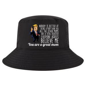 Your A Great Mom Donald Trump Cool Comfort Performance Bucket Hat