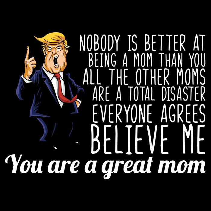 Your A Great Mom Donald Trump Flat Bill Trucker Hat
