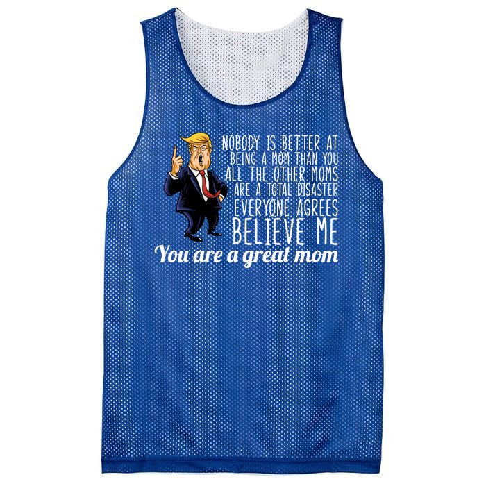 Your A Great Mom Donald Trump Mesh Reversible Basketball Jersey Tank