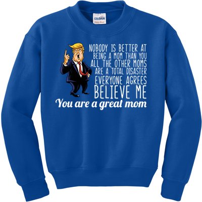 Your A Great Mom Donald Trump Kids Sweatshirt