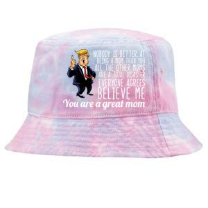 Your A Great Mom Donald Trump Tie-Dyed Bucket Hat