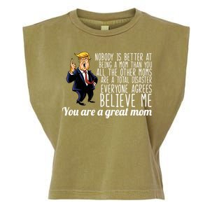 Your A Great Mom Donald Trump Garment-Dyed Women's Muscle Tee