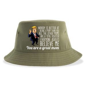 Your A Great Mom Donald Trump Sustainable Bucket Hat