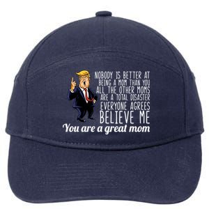 Your A Great Mom Donald Trump 7-Panel Snapback Hat