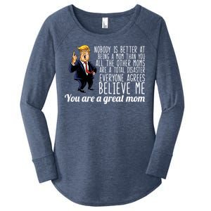 Your A Great Mom Donald Trump Women's Perfect Tri Tunic Long Sleeve Shirt