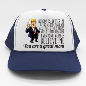 Your A Great Mom Donald Trump Trucker Hat