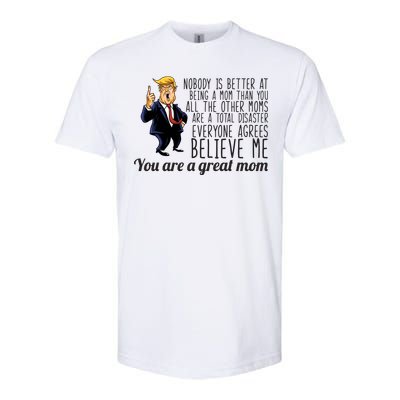 Your A Great Mom Donald Trump Softstyle® CVC T-Shirt