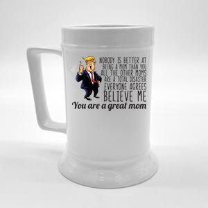 Your A Great Mom Donald Trump Beer Stein