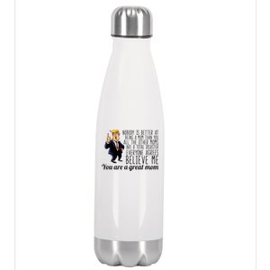 Your A Great Mom Donald Trump Stainless Steel Insulated Water Bottle