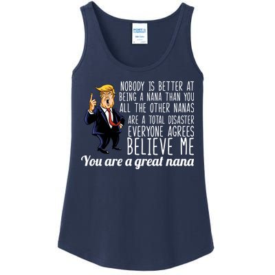 Your A Great Nana Donald Trump Ladies Essential Tank