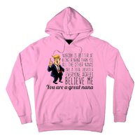 Your A Great Nana Donald Trump Hoodie