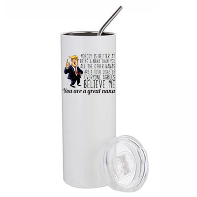 Your A Great Nana Donald Trump Stainless Steel Tumbler