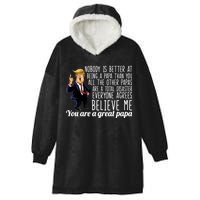 Your A Great Papa Donald Trump Hooded Wearable Blanket