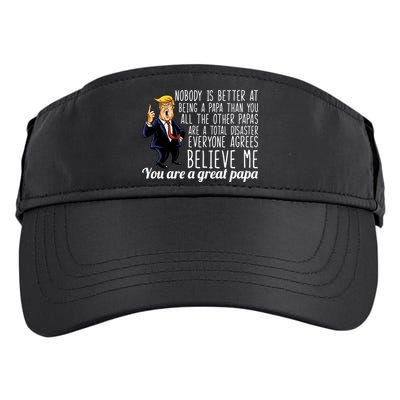 Your A Great Papa Donald Trump Adult Drive Performance Visor