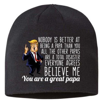 Your A Great Papa Donald Trump Sustainable Beanie