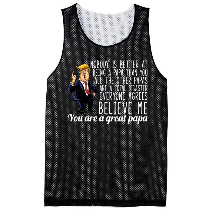 Your A Great Papa Donald Trump Mesh Reversible Basketball Jersey Tank