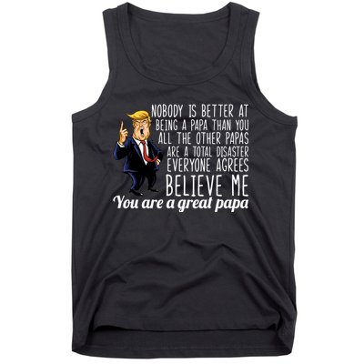 Your A Great Papa Donald Trump Tank Top