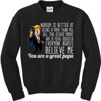 Your A Great Papa Donald Trump Kids Sweatshirt