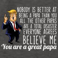 Your A Great Papa Donald Trump Vector Backpack