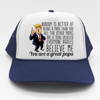 Your A Great Papa Donald Trump Trucker Hat