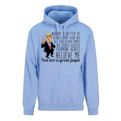 Your A Great Papa Donald Trump Unisex Surf Hoodie