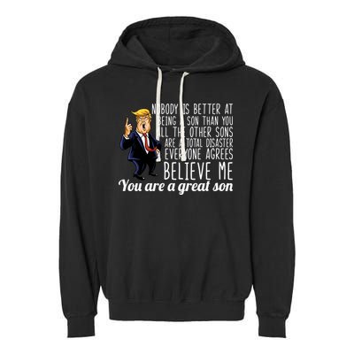 Your A Great Son Donald Trump Garment-Dyed Fleece Hoodie