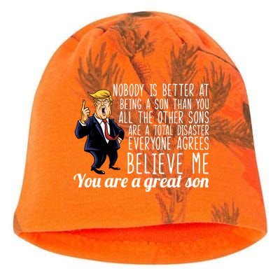 Your A Great Son Donald Trump Kati - Camo Knit Beanie