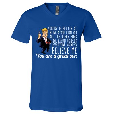 Your A Great Son Donald Trump V-Neck T-Shirt