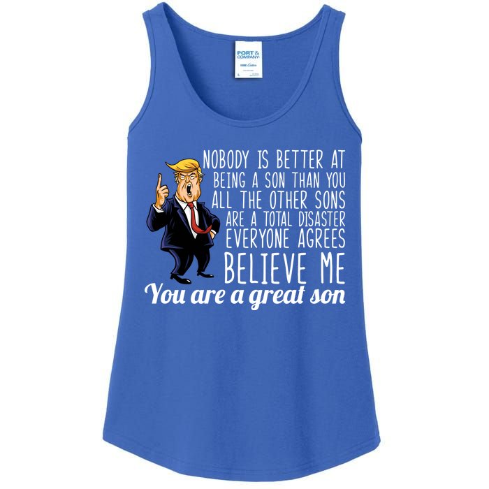 Your A Great Son Donald Trump Ladies Essential Tank