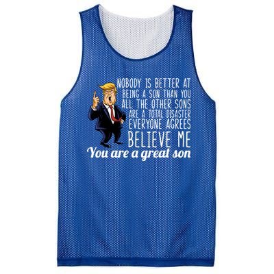 Your A Great Son Donald Trump Mesh Reversible Basketball Jersey Tank