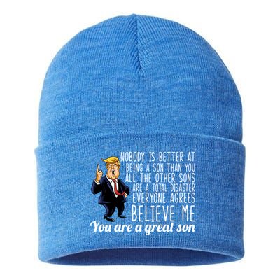 Your A Great Son Donald Trump Sustainable Knit Beanie