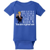 Your A Great Son Donald Trump Baby Bodysuit